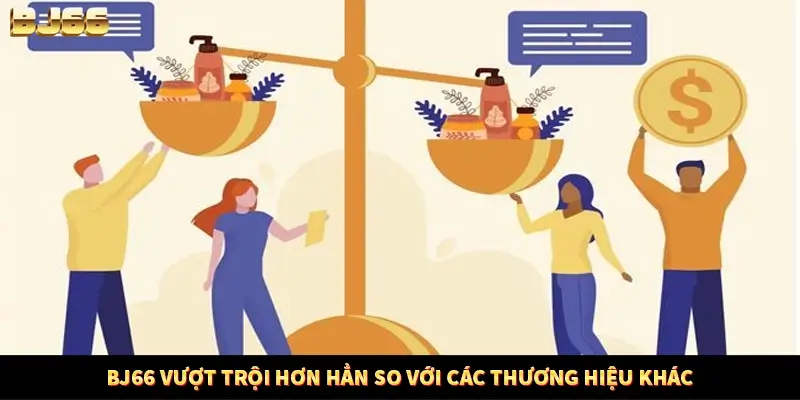 BJ66 vượt trội hơn hẳn so với các thương hiệu khác